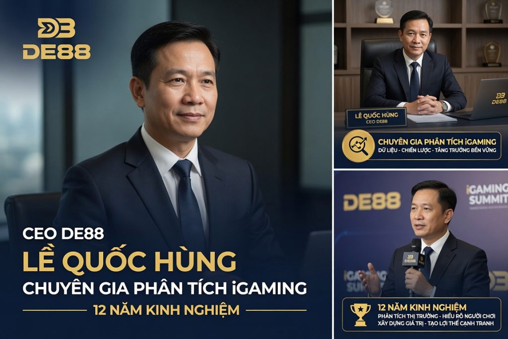 Tác giả DE88: Lê Quốc Hùng - Chuyên gia phân tích iGaming Tác giả DE88: Lê Quốc Hùng - Chuyên gia phân tích iGaming