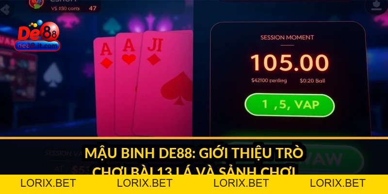 Mậu Binh DE88: Giới Thiệu Trò Chơi Bài 13 Lá và Sảnh Chơi Mậu Binh DE88: Giới Thiệu Trò Chơi Bài 13 Lá và Sảnh Chơi