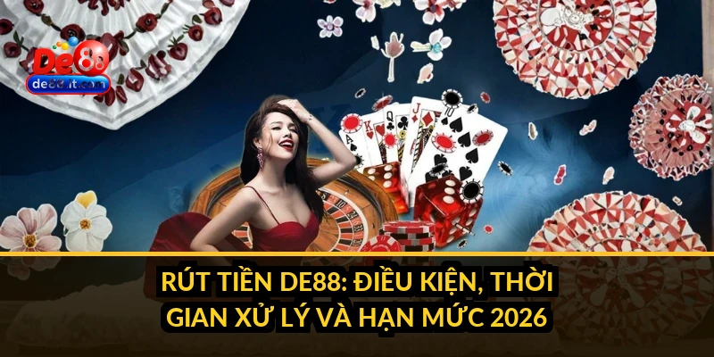 Rút Tiền DE88: Điều Kiện, Thời Gian Xử Lý và Hạn Mức 2026 Rút Tiền DE88: Điều Kiện, Thời Gian Xử Lý và Hạn Mức 2026