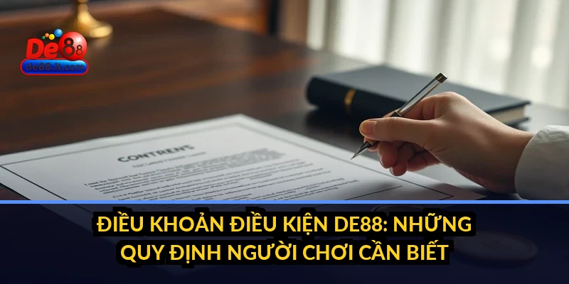 Điều Khoản Điều Kiện DE88: Những Quy Định Người Chơi Điều Khoản Điều Kiện DE88: Những Quy Định Người Chơi