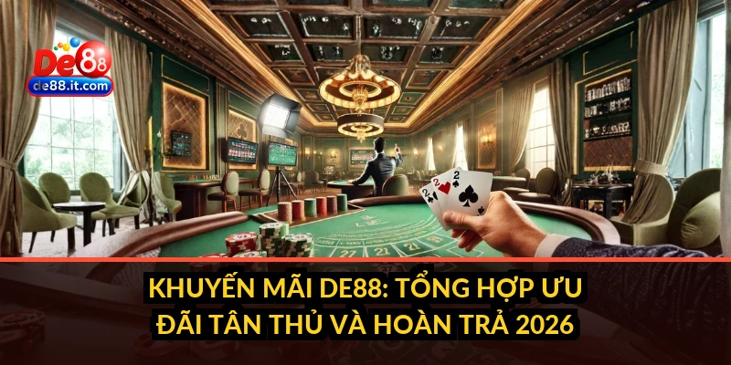 Khuyến Mãi DE88: Tổng Hợp Ưu Đãi Tân Thủ và Hoàn Trả 2026