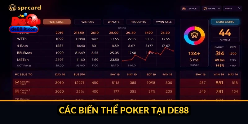 Poker DE88: Giới Thiệu Sảnh Texas Hold'em và Các Biến Thể